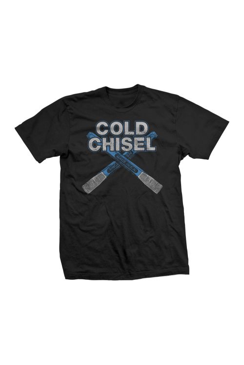 Chisel X Black Event Tshirt by Cold Chisel
