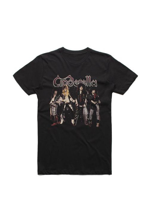Band Stands Black Tshirt by Cinderella