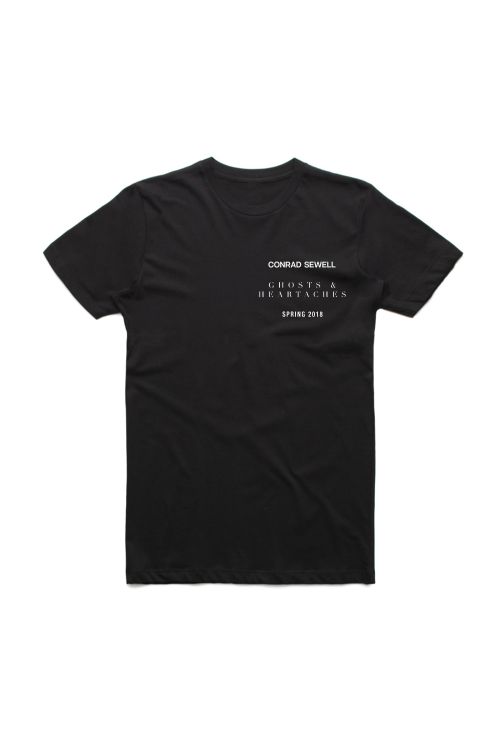Healing Hands Black Tshirt by Conrad Sewell