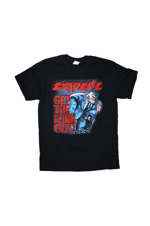 GTFO Black Tshirt w/dateback by Extreme