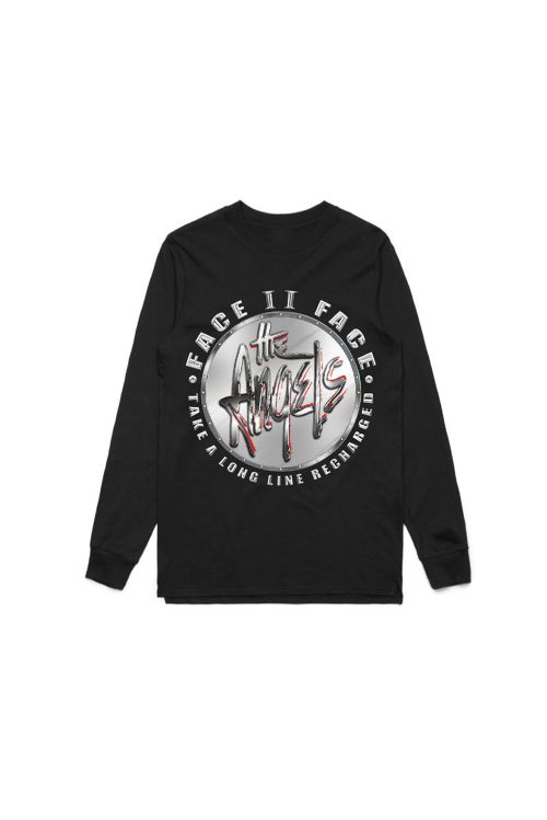 Chrome Charged Longsleeve Black Tshirt by The Angels
