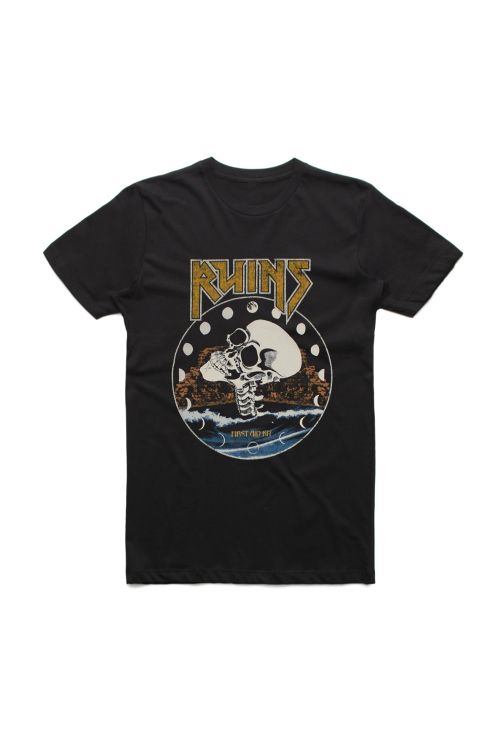 Black Ruins Girls Skull Tshirt by First Aid Kit