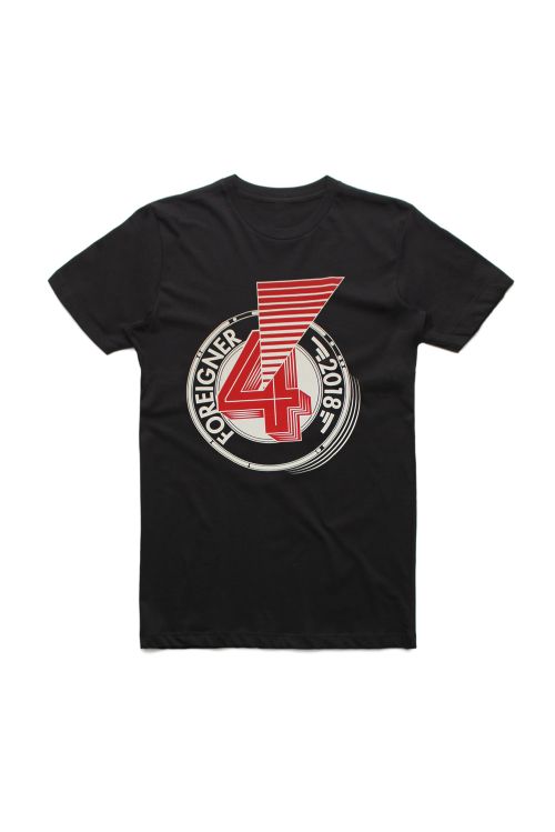 Number 4 Ray Black Australian Tour Tshirt w/dateback by Foreigner