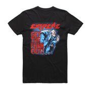 GTFO Black Tshirt w/dateback by Extreme