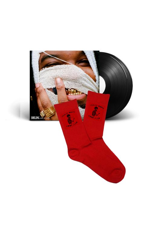Smiling With No Teeth (2LP) Vinyl + Socks (Includes Digital Download) by Genesis Owusu