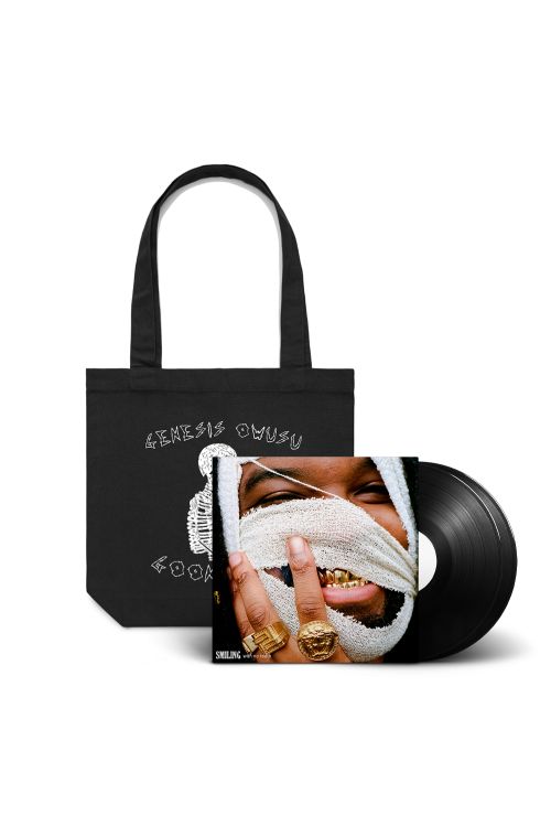 Smiling With No Teeth (2LP) Vinyl + Tote (Includes Digital Download) by Genesis Owusu