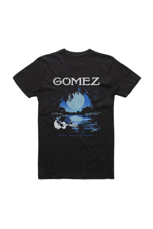 Blue Moon Rising Australian Tour Black Shirt w/dateback by Gomez