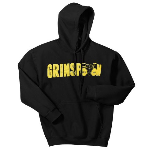 Kick Drums Black Hoody by Grinspoon