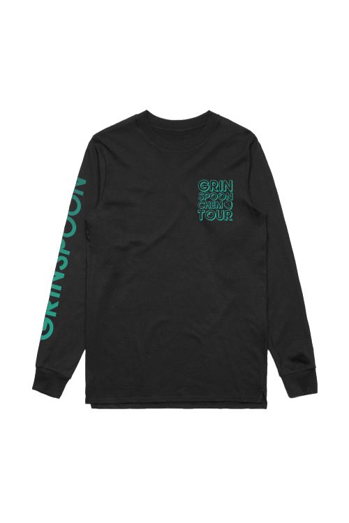 Block Up Black Longsleeve Tshirt by Grinspoon