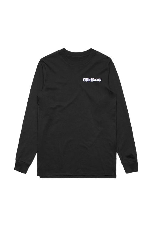 Flame Fink Long Sleeve Black Tshirt by Grinspoon
