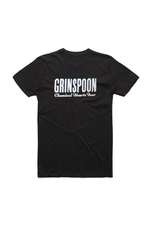 Chemical Hearts Black Tour Tshirt w/dateback by Grinspoon