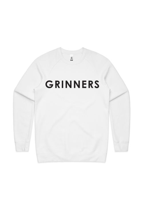 DR. GRINNERS LOGO UNISEX WHITE SWEATSHIRT by Grinspoon