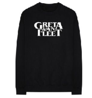 GVF Logo Black Sweater by Greta Van Fleet
