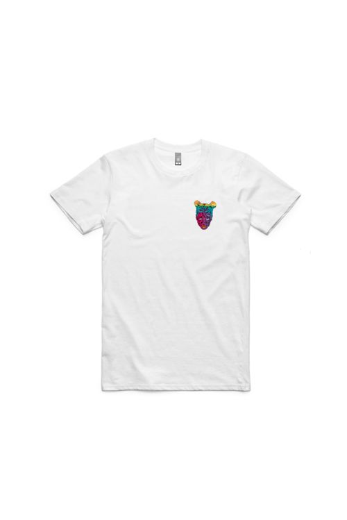Squid Head White Tshirt by Ecca Vandal