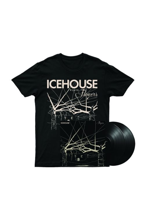 Icehouse Plays Flowers Tshirt/ LP (Vinyl) by Icehouse