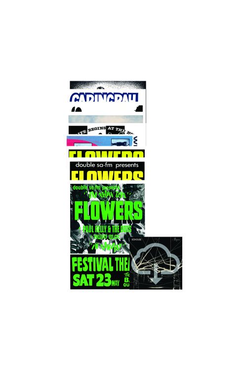 Icehouse Plays Flowers Digital Download/ Poster Set Bundle by Icehouse