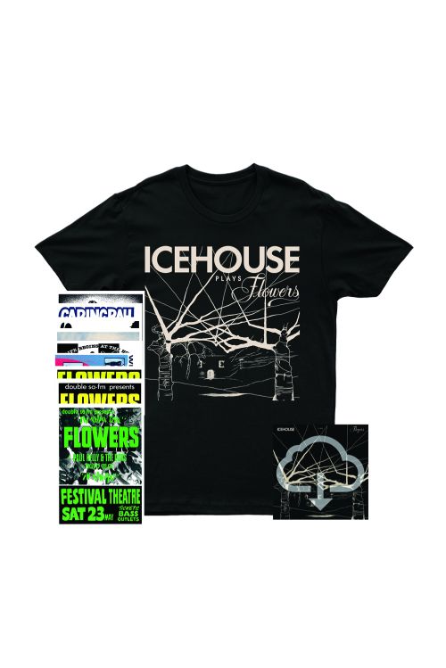 Icehouse Plays Flowers Digital Download/ Tshirt/ Poster Set Bundle by Icehouse