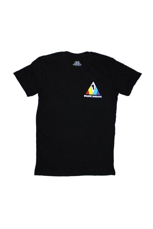 Color Dateback Black 2018 Tour Tshirt by Imagine Dragons