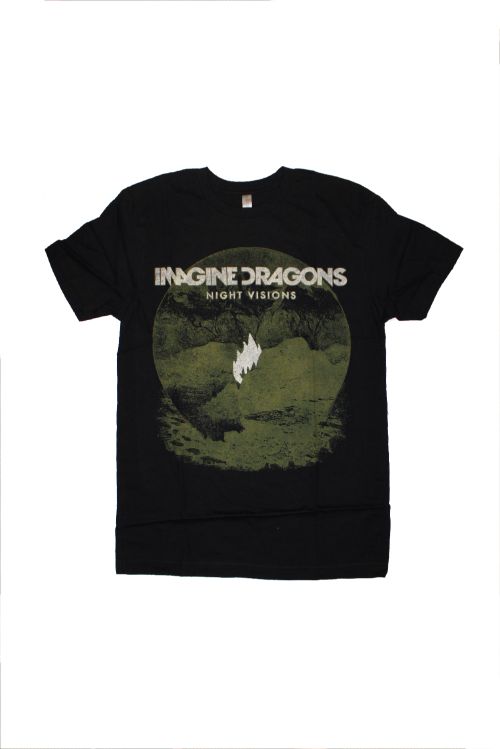 Flame Black Tshirt by Imagine Dragons