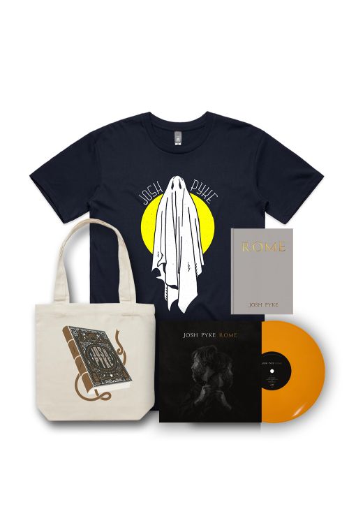 ROME - VINYL (LP),A5 HARDCOVER BOOK, TSHIRT AND NATURAL TOTE (LIMITED EDITION) by Josh Pyke