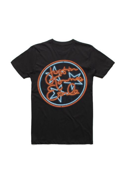 Neon Black Tshirt by Justin Townes Earle
