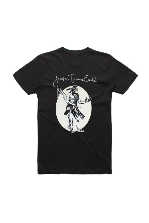 Indian Black Tee by Justin Townes Earle