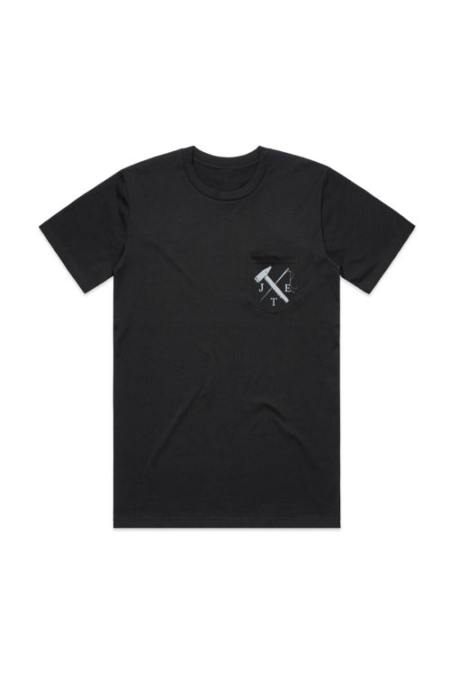 Cross Hammer Black Tshirt by Justin Townes Earle