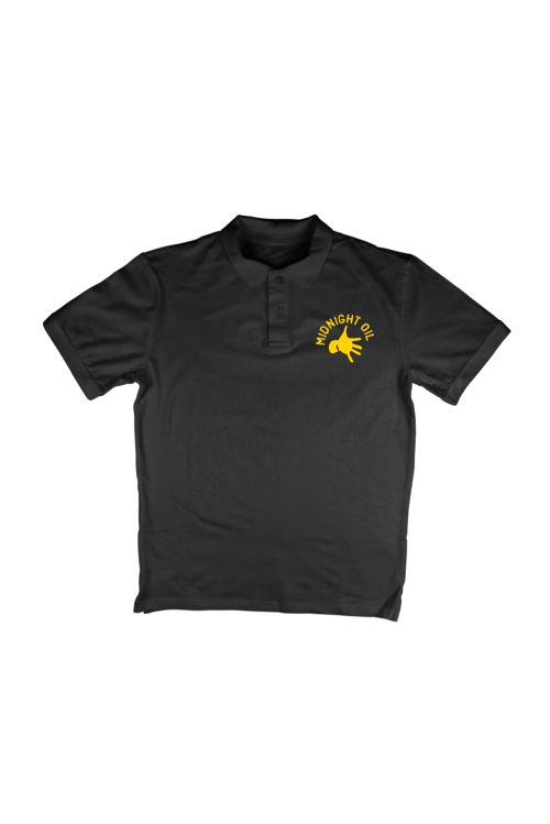 Pocket Hand Black Polo The Great Circle 2017 Tour by Midnight Oil