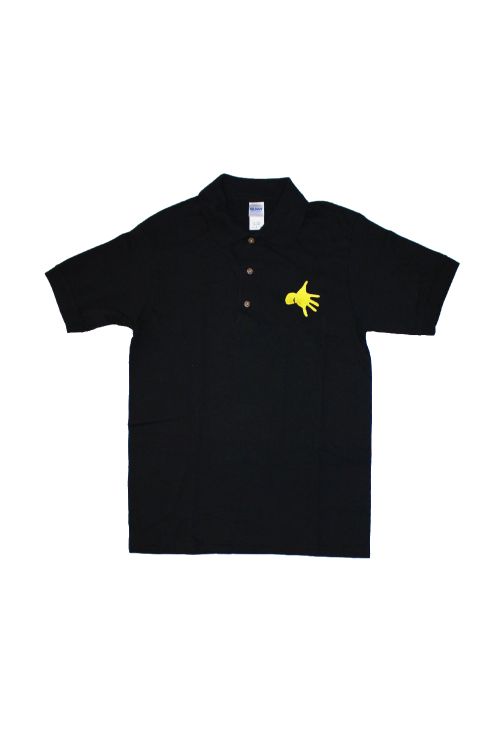 Polo Hand Logo Pocket Print Black by Midnight Oil