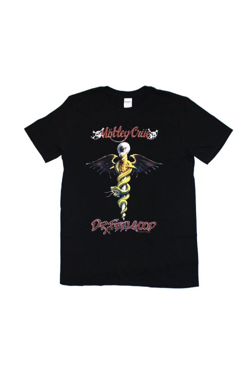 Dr Feelgood Black Tshirt by Motley Crue