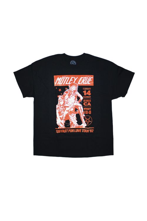 Vintage Whisky A Go Go Black Tshirt by Motley Crue