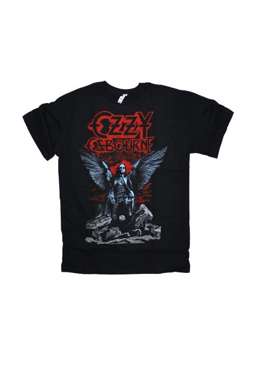 Angel Wings Black Tshirt by Ozzy Osbourne