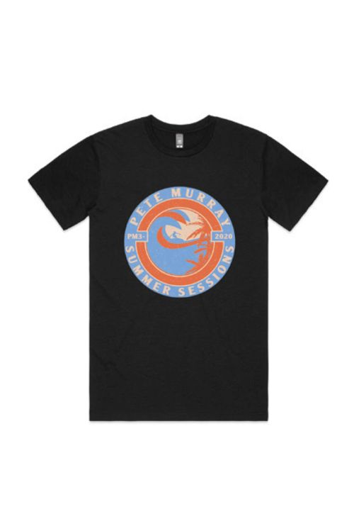 Summer Sessions 2020 Black Tshirt by Pete Murray