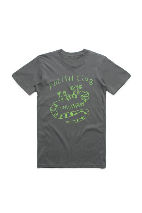 Dead Iguana Charcoal Tshirt by Polish Club