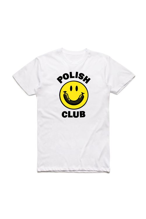 Smiley White Tshirt by Polish Club