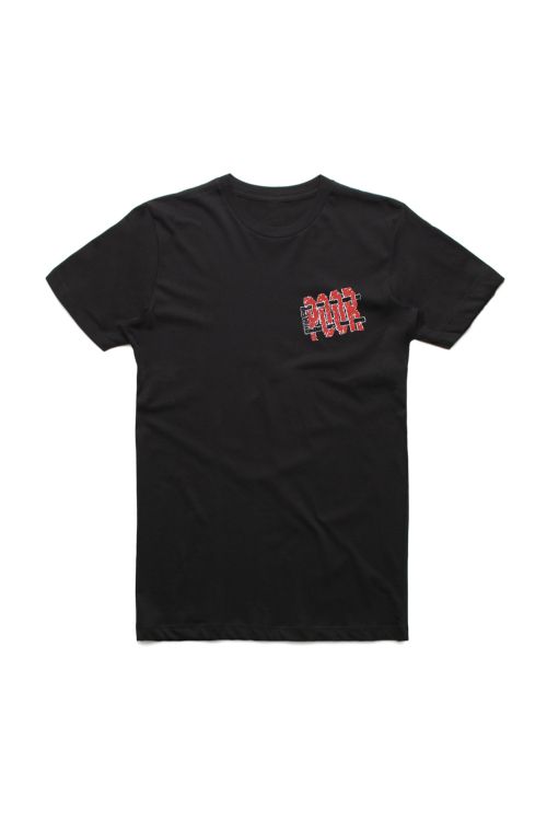 Pocket Logo Black Tee w/ Back Print by The Poor