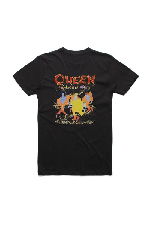 Kind Of Magic Black Tshirt by Queen