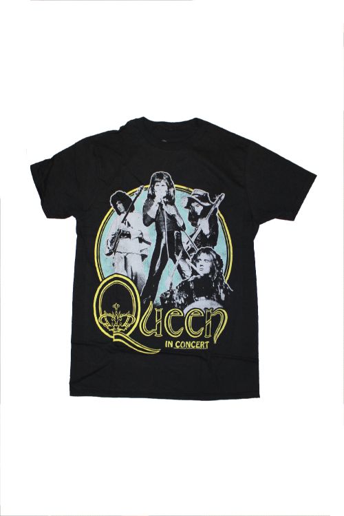 In Concert Black Tshirt by Queen