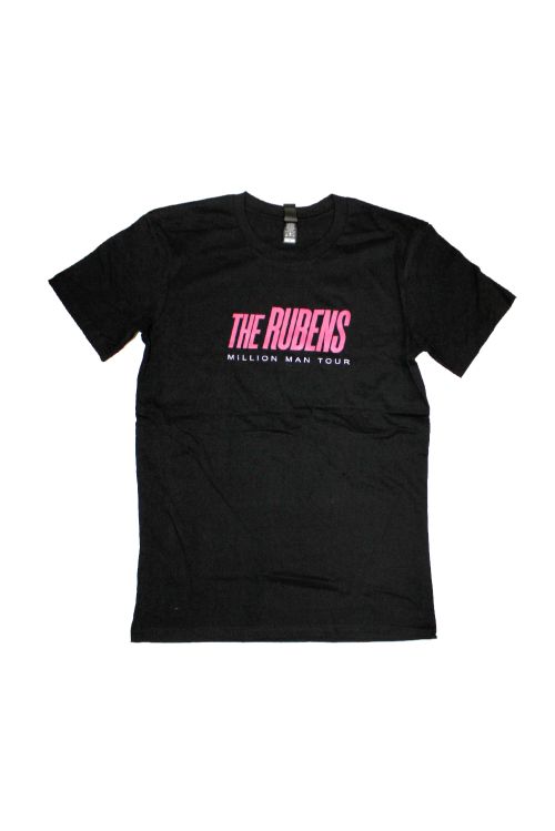 Million Man Tour Black Tshirt w/dateback by The Rubens