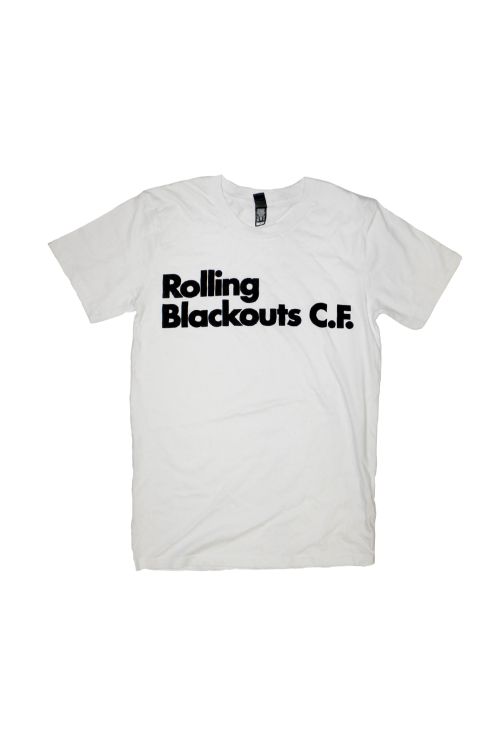 RBCF Classic Logo White Shirt by Rolling Blackouts Coastal Fever