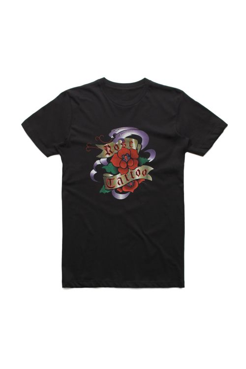 Nice Boys Black Mens Tshirt (Limited) by Rose Tattoo