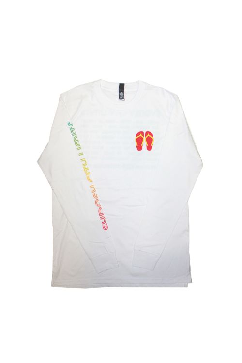 Thongs White Long Sleeve Tshirt by Sydney City Limits