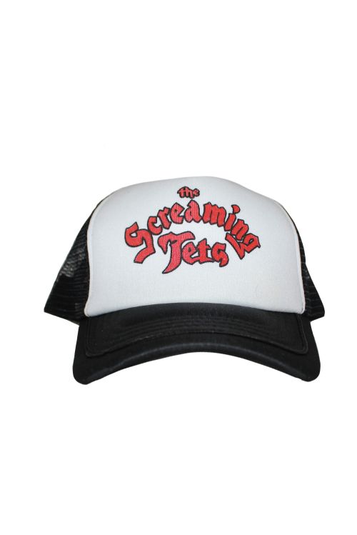 Cursive Red Logo Trucker Cap by The Screaming Jets