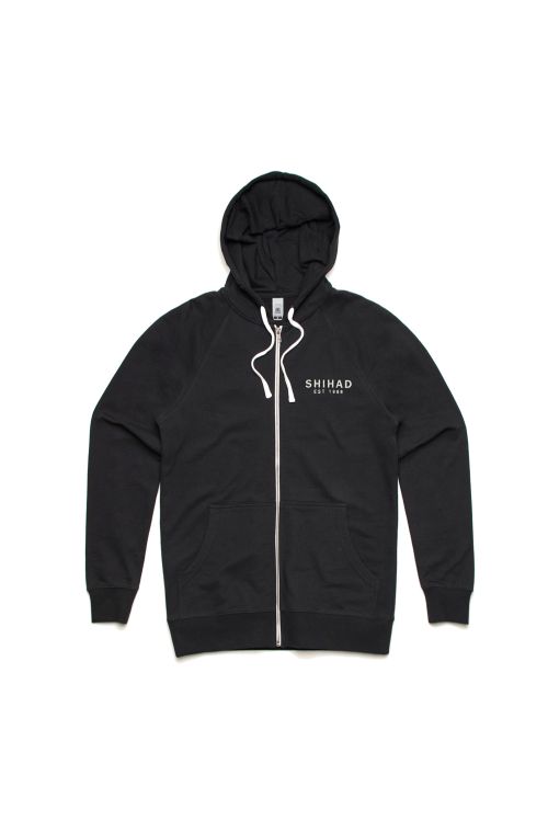 Pocket Logo Zip Hoody by Shihad