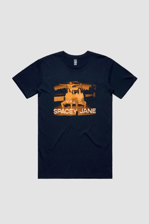 Photo Tour Navy Tshirt by Spacey Jane