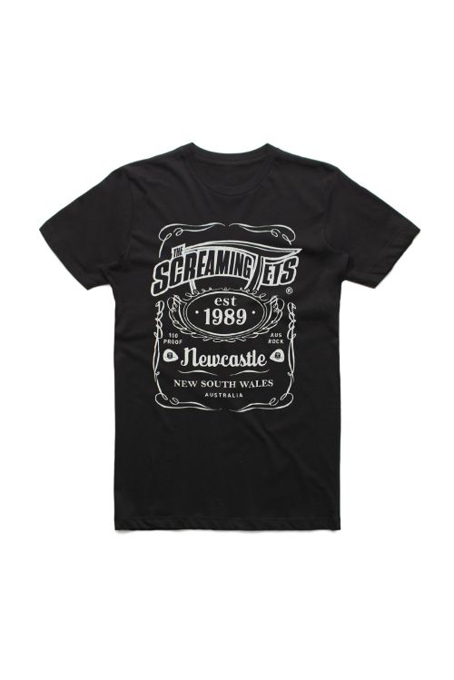Jack Daniels Black Tshirt by The Screaming Jets