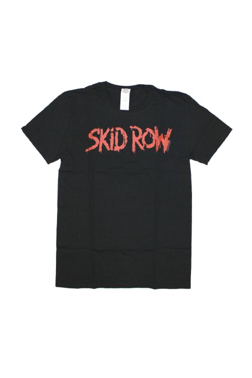 Classic Logo Red Black Tshirt by Skid Row