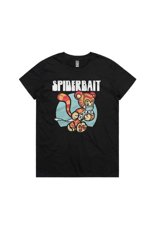 COVID-19 Tiger Ladies Tshirt by Spiderbait