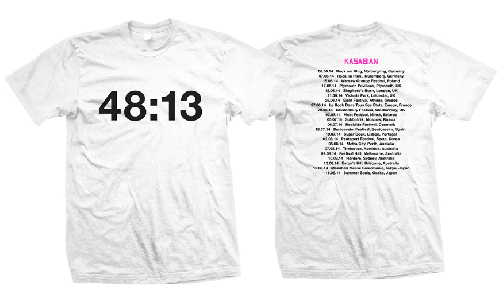 48 13 White Tshirt by Kasabian