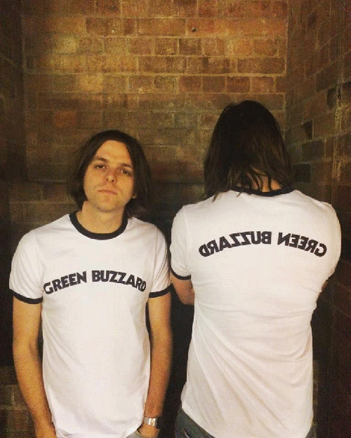 White Ringer Tshirt by Green Buzzard